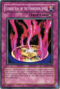Cursed Seal of the Forbidden Spell - Invasion of Chaos (IOC) #IOC-049 - Common / Short Print YuGiOh Trading Card