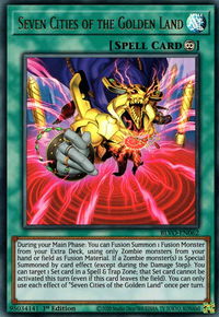 Seven Cities of the Golden Land - Blazing Vortex (BLVO) #BLVO-EN062 - Ultra Rare YuGiOh Trading Card