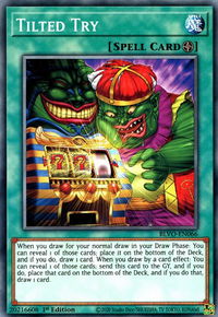 Tilted Try - Blazing Vortex (BLVO) #BLVO-EN066 - Common / Short Print YuGiOh Trading Card