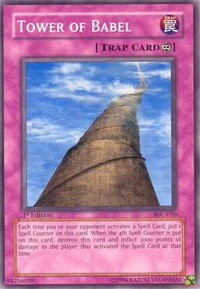Tower of Babel - Invasion of Chaos (IOC) #IOC-050 - Common / Short Print YuGiOh Trading Card