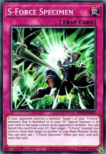 S-Force Specimen - Blazing Vortex (BLVO) #BLVO-EN071 - Common / Short Print YuGiOh Trading Card