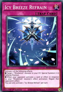 Icy Breeze Refrain - Blazing Vortex (BLVO) #BLVO-EN072 - Common / Short Print YuGiOh Trading Card