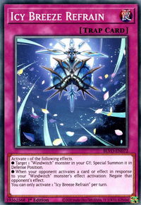 Icy Breeze Refrain - Blazing Vortex (BLVO) #BLVO-EN072 - Common / Short Print YuGiOh Trading Card