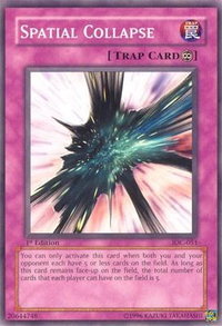 Spatial Collapse - Invasion of Chaos (IOC) #IOC-051 - Common / Short Print YuGiOh Trading Card