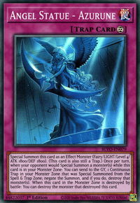 Angel Statue - Azurune - Blazing Vortex (BLVO) #BLVO-EN079 - Super Rare YuGiOh Trading Card