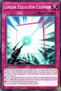 Linear Equation Cannon - Blazing Vortex (BLVO) #BLVO-EN080 - Common / Short Print YuGiOh Trading Card