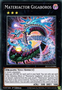 Materiactor Gigaboros - Blazing Vortex (BLVO) #BLVO-EN084 - Super Rare YuGiOh Trading Card