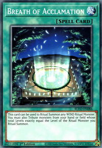 Breath of Acclamation - Blazing Vortex (BLVO) #BLVO-EN086 - Common / Short Print YuGiOh Trading Card
