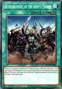 Reinforcement of the Army's Troops - Blazing Vortex (BLVO) #BLVO-EN088 - Common / Short Print YuGiOh Trading Card