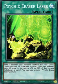 Psychic Eraser Laser - Blazing Vortex (BLVO) #BLVO-EN089 - Super Rare YuGiOh Trading Card