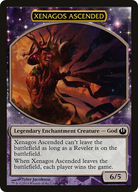 Xenagos Ascended trading card from Hero's Path Promos Xenagos Ascended - Hero's Path Promos Magic: The Gathering trading card