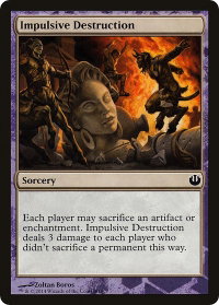 Impulsive Destruction - Hero's Path Promos (HERO) #9 - Special Magic: The Gathering Trading Card