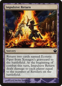 Impulsive Return - Hero's Path Promos (HERO) #10 - Special Magic: The Gathering Trading Card