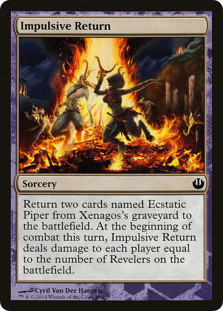 Impulsive Return - Hero's Path Promos Magic: The Gathering trading card