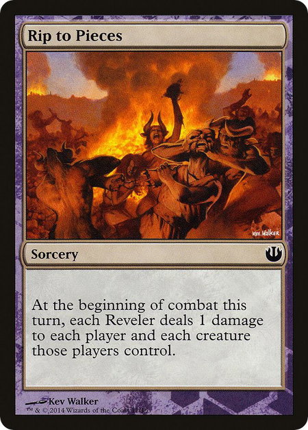 Rip to Pieces trading card from Hero's Path Promos Rip to Pieces - Hero's Path Promos Magic: The Gathering trading card