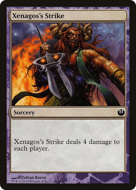 Xenagos's Strike - Hero's Path Promos Magic: The Gathering trading card