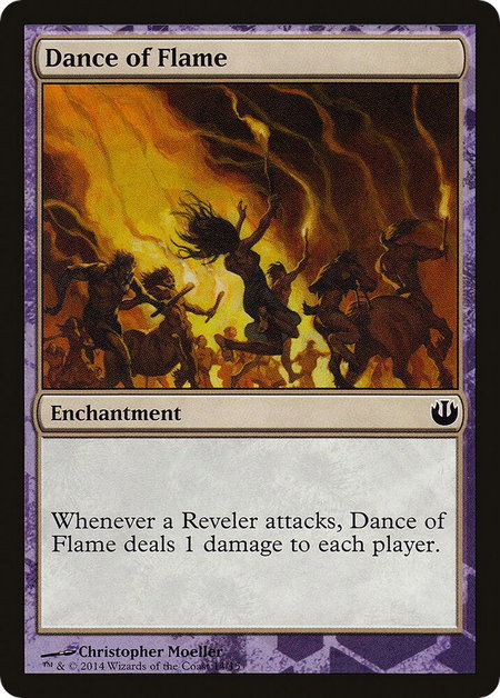Dance of Flame trading card from Hero's Path Promos Dance of Flame - Hero's Path Promos Magic: The Gathering trading card