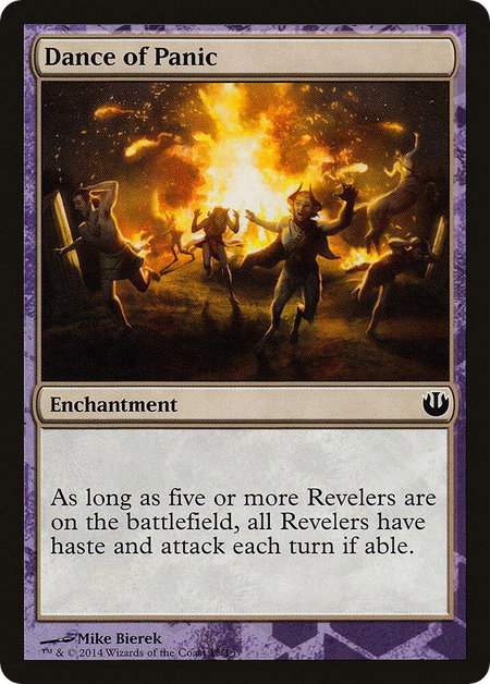Dance of Panic trading card from Hero's Path Promos Dance of Panic - Hero's Path Promos Magic: The Gathering trading card