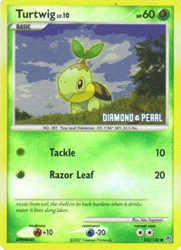 Turtwig - 103/130 [Diamond & Pearl] - Burger King Promos (BKP) #103/130 - Rare Pokémon Trading Card