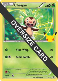 Chespin - First Partner Pack (FPP) #XY01 - Rare Pokémon Trading Card