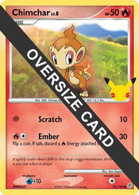 Chimchar - First Partner Pack (FPP) #076/130 - Rare Pokémon Trading Card