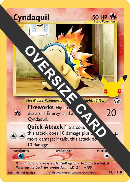 Cyndaquil trading card from First Partner Pack Cyndaquil - First Partner Pack Pokémon trading card