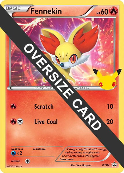 Fennekin trading card from First Partner Pack Fennekin - First Partner Pack Pokémon trading card
