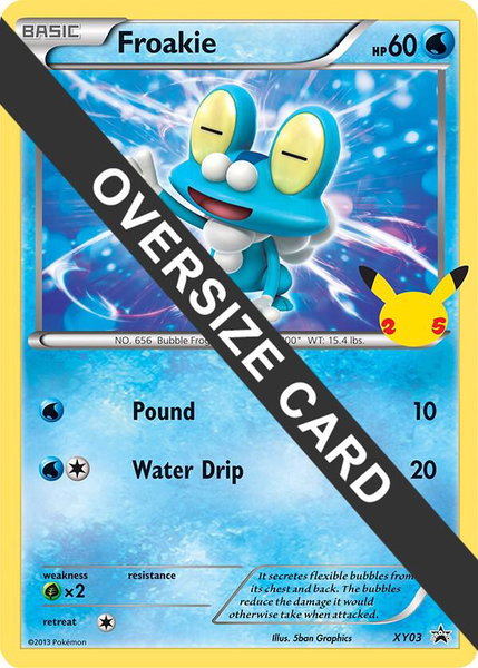 Froakie trading card from First Partner Pack Froakie - First Partner Pack Pokémon trading card