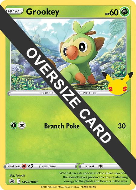 Grookey trading card from First Partner Pack Grookey - First Partner Pack Pokémon trading card