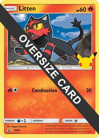 Litten - First Partner Pack (FPP) #SM02 - Rare Pokémon Trading Card