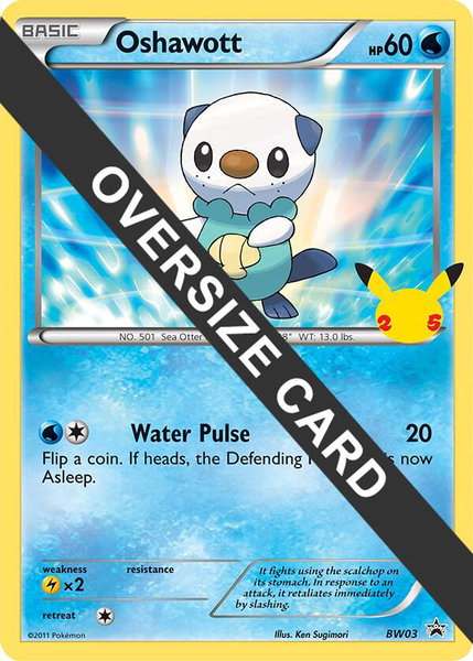 Oshawott trading card from First Partner Pack Oshawott - First Partner Pack Pokémon trading card