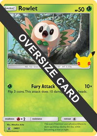 Rowlet - First Partner Pack (FPP) #SM01 - Rare Pokémon Trading Card
