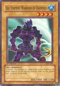 Sea Serpent Warrior of Darkness - Invasion of Chaos (IOC) #IOC-059 - Common / Short Print YuGiOh Trading Card