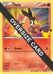 Tepig - First Partner Pack (FPP) #BW02 - Rare Pokémon Trading Card