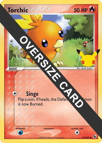 Torchic - First Partner Pack (FPP) #074/109 - Rare Pokémon Trading Card