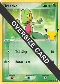 Treecko - First Partner Pack (FPP) #076/109 - Rare Pokémon Trading Card