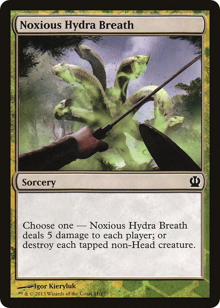 Noxious Hydra Breath - Hero's Path Promos Magic: The Gathering trading card