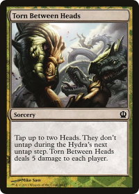 Torn Between Heads - Hero's Path Promos (HERO) #14 - Special Magic: The Gathering Trading Card