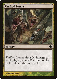 Unified Lunge - Hero's Path Promos (HERO) #15 - Special Magic: The Gathering Trading Card