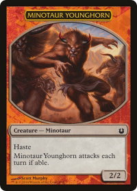 Minotaur Younghorn - Hero's Path Promos (HERO) #2 - Special Magic: The Gathering Trading Card