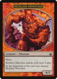 Reckless Minotaur - Hero's Path Promos (HERO) #5 - Special Magic: The Gathering Trading Card