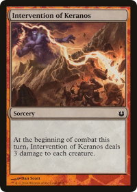 Intervention of Keranos - Hero's Path Promos (HERO) #8 - Special Magic: The Gathering Trading Card