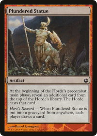 Plundered Statue - Hero's Path Promos (HERO) #13 - Special Magic: The Gathering Trading Card
