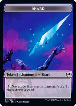 Shard Token - Kaldheim Magic: The Gathering trading card