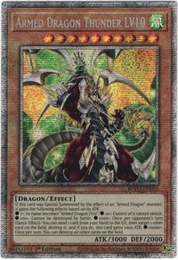 Armed Dragon Thunder LV10 (Starlight Rare) - Blazing Vortex (BLVO) #BLVO-EN001 - Starlight Rare YuGiOh Trading Card