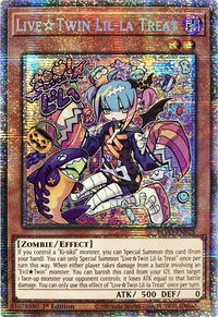 Live Twin Lil-la Treat (Starlight Rare) - Blazing Vortex (BLVO) #BLVO-EN028 - Starlight Rare YuGiOh Trading Card