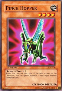 Pinch Hopper - Invasion of Chaos (IOC) #IOC-078 - Common / Short Print YuGiOh Trading Card
