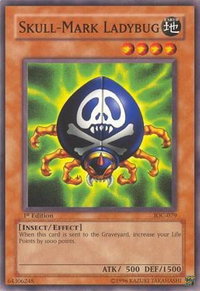 Skull-Mark Ladybug - Invasion of Chaos (IOC) #IOC-079 - Common / Short Print YuGiOh Trading Card