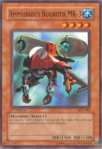 Amphibious Bugroth Mk-3 - Invasion of Chaos (IOC) #IOC-081 - Common / Short Print YuGiOh Trading Card