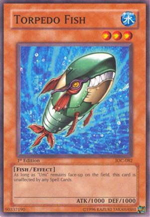 Torpedo Fish - Invasion of Chaos YuGiOh trading card
